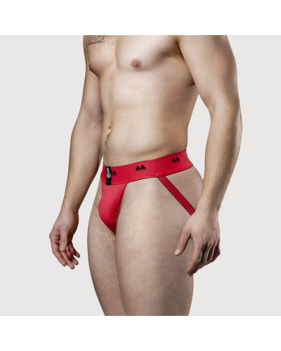 Jockstrap Rev2 Noir Rouge  Couleur principale:Noir Couleur secondaire:Rouge