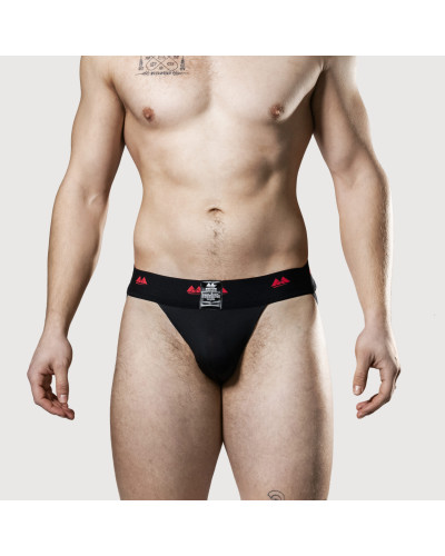 Jockstrap Rev2 Noir Rouge  Couleur principale:Noir Couleur secondaire:Rouge