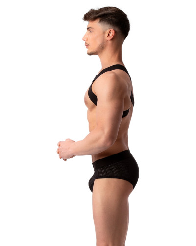 Harnais élastique Leonsh Noir  Couleur principale:Noir