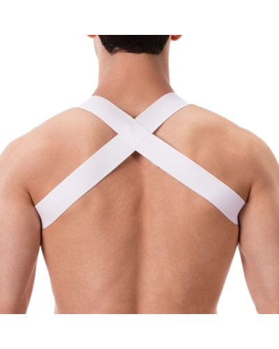 Harnais élastique Leonsh Blanc  Couleur principale:Blanc