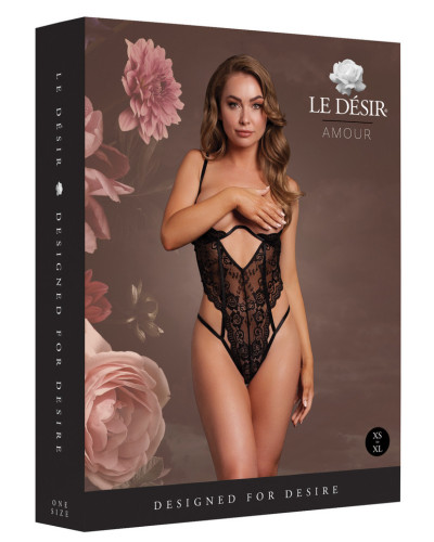 Body Dentelle Sandra Noir Taille:XS/XL Couleur principale:Noir
