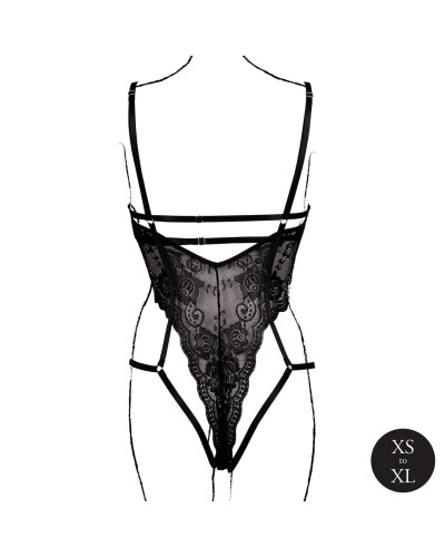Body Dentelle Sandra Noir Taille:XS/XL Couleur principale:Noir