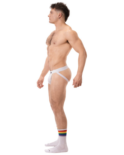 Jockstrap Basic Ares Blanc  Couleur principale:Blanc
