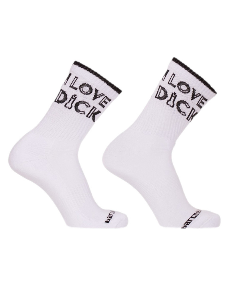 Chaussettes I love Dick Blanches  Couleur principale:Blanc