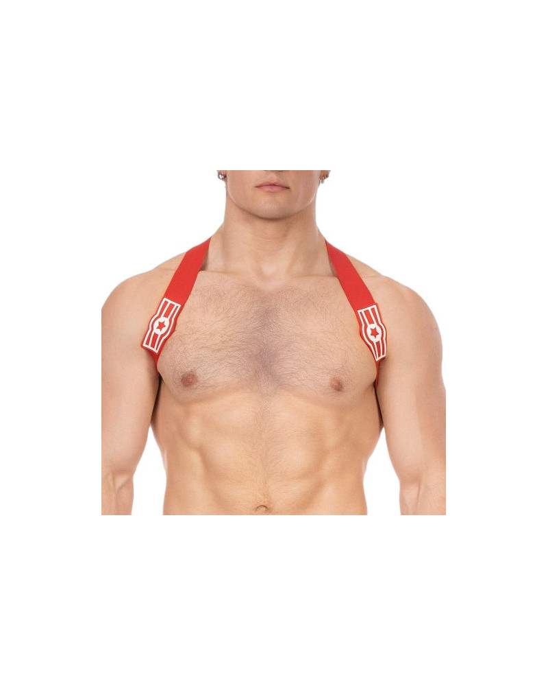 Harnais élastique Everette Rouge  Couleur principale:Rouge