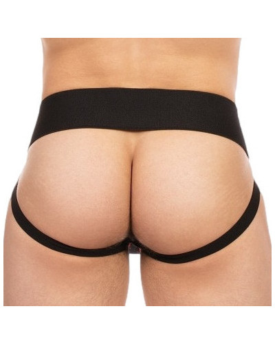 Jockstrap Rokk Noir-Rouge  Couleur principale:Noir Couleur secondaire:Rouge