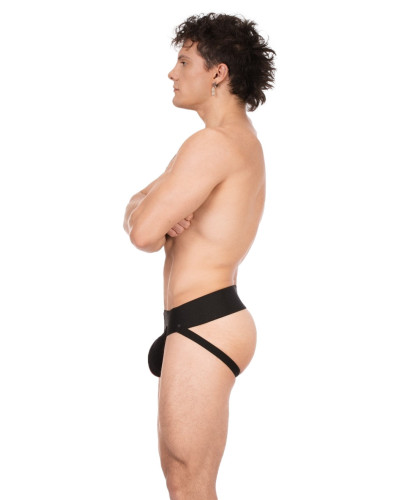 Jockstrap Rokk Noir-Rouge  Couleur principale:Noir Couleur secondaire:Rouge