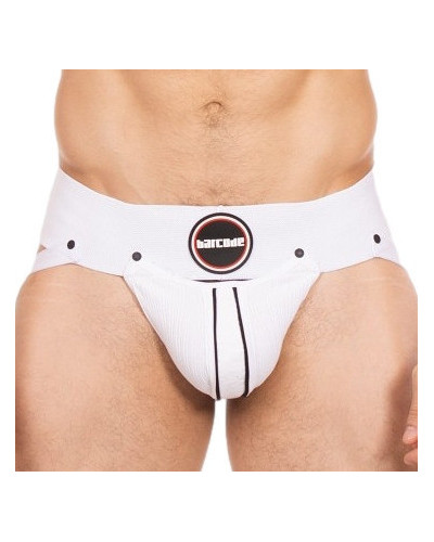 Jockstrap Rokk Blanc-Noir  Couleur principale:Blanc Couleur secondaire:Noir