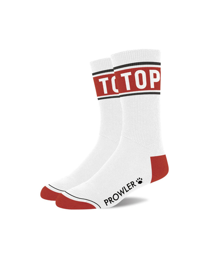 Chaussettes TOP Blanc-Rouge 