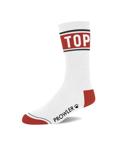 Chaussettes TOP Blanc-Rouge 