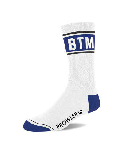 Chaussettes BTM Blanc-Bleu 