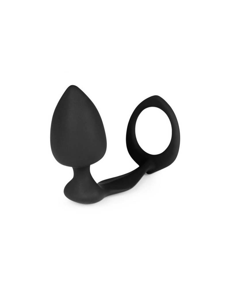 Plug et Cockring Silicone 8cm 