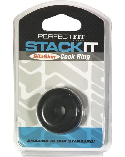 Cock Ring Stack It Noir 