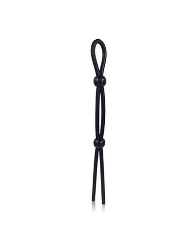 Cock Ring Ajustable Double Noir 