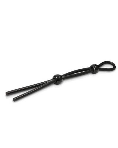 Cock Ring Ajustable Double Noir 
