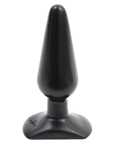 Butt Plug Smooth 12 x 3.8 cm Noir 