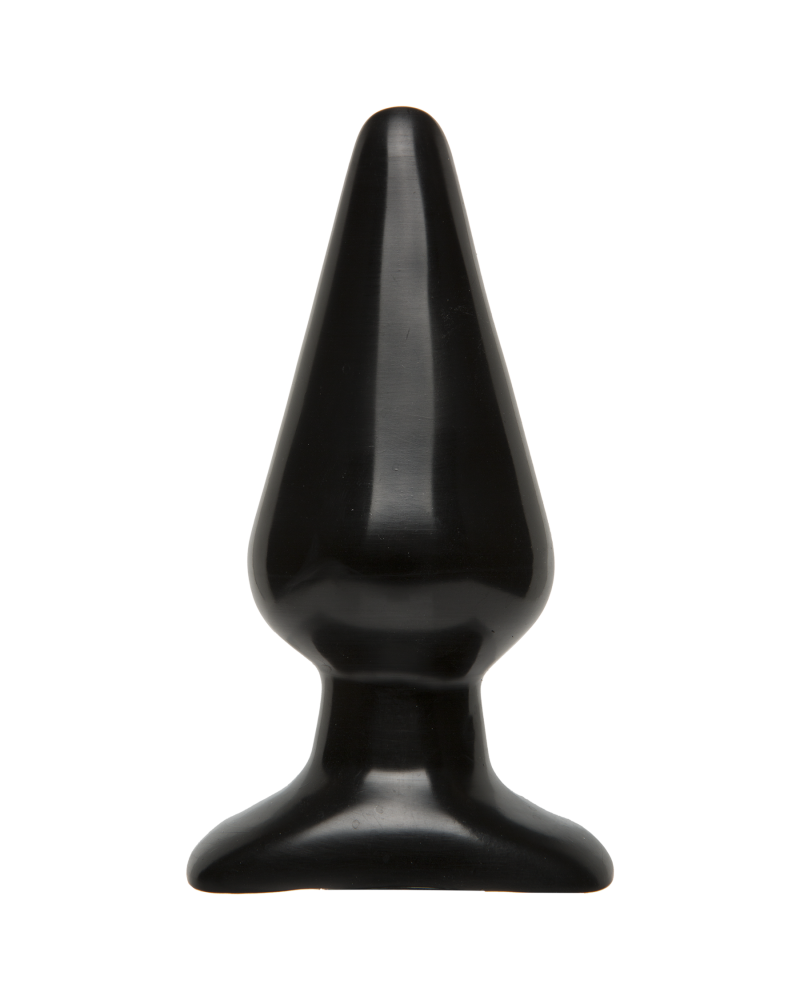 Butt Plug Smooth 12 x 6 cm Noir 