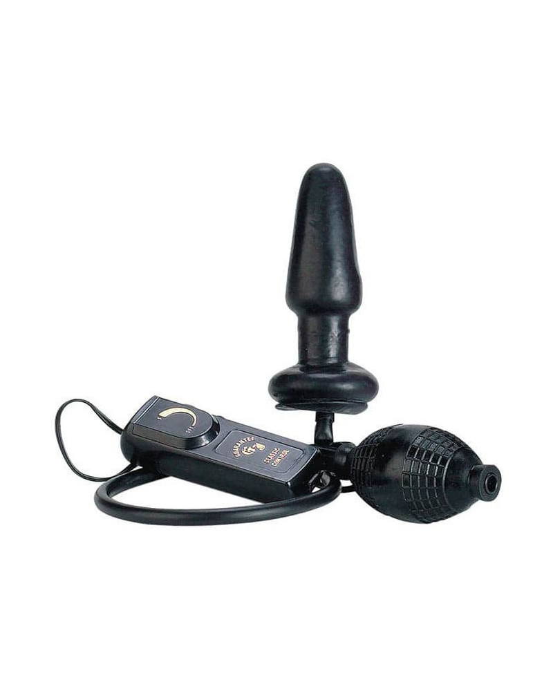 Plug gonflable et Vibrant 10 x 3.9 cm 