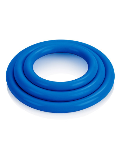 Tri-Rings Cockring Bleu 