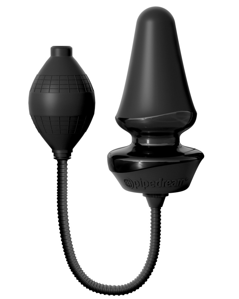 Plug Gonflable Silicone 9.5 x 5.5 cm Noir 