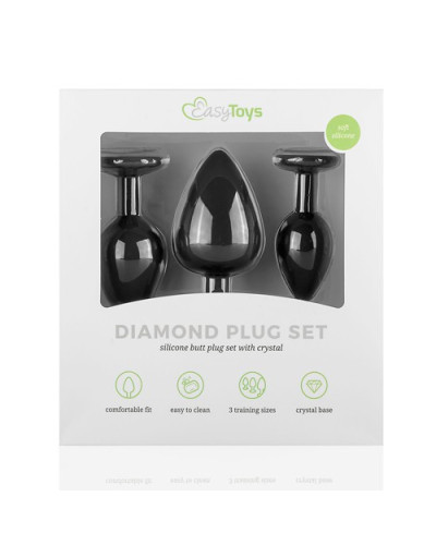 Pack de 3 plugs Bijou 