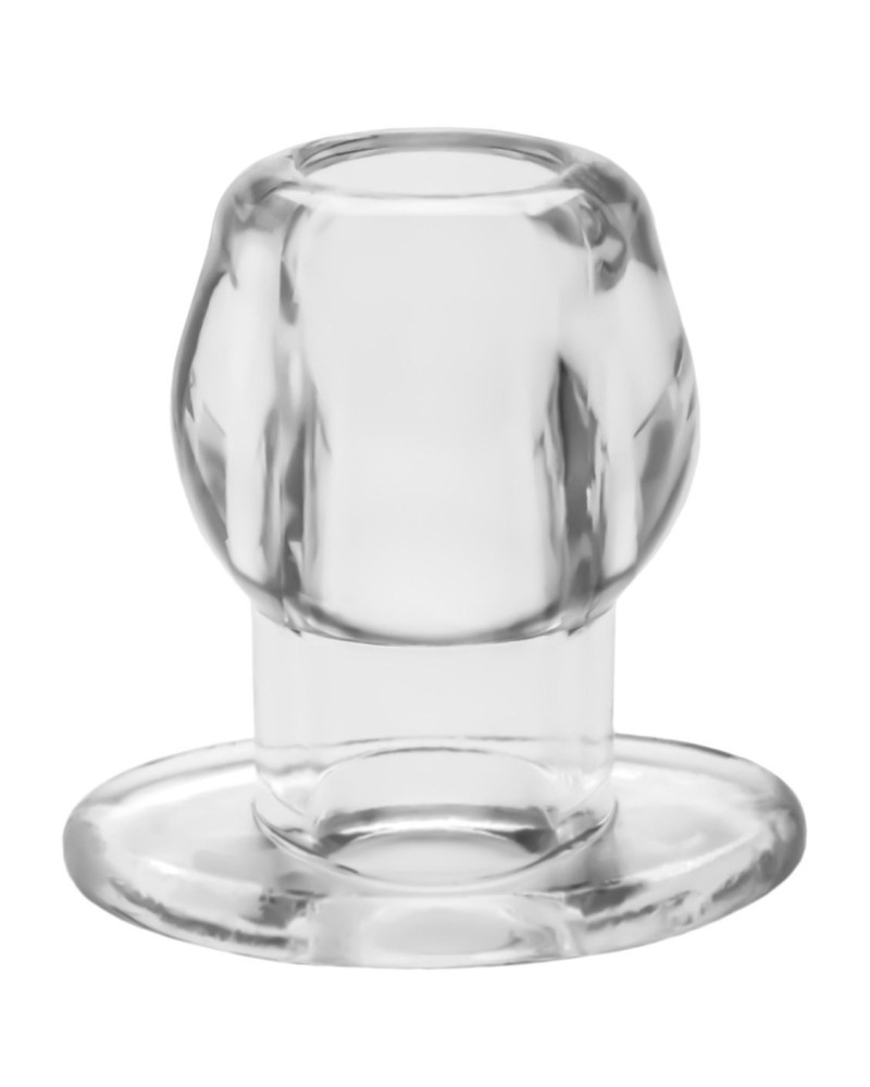 Ass Tunnel Plug Silicone Transparent Extra-Large 9 x 7 cm 