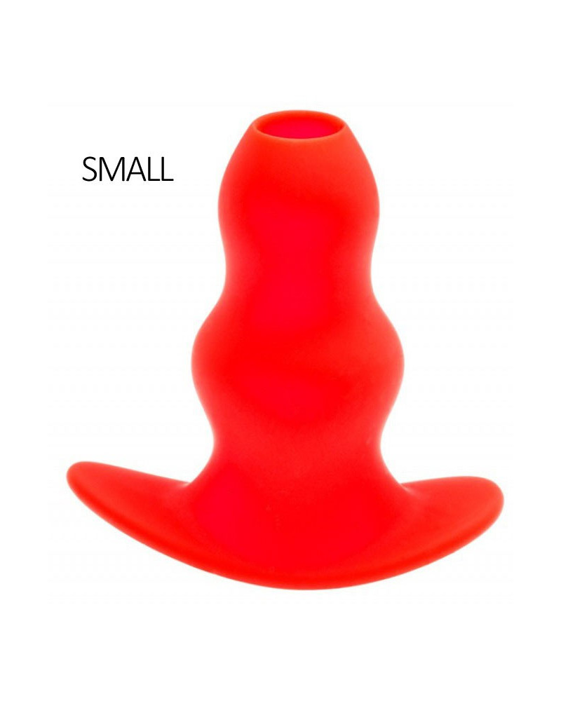 Plug Tunnel Stretch Rouge Small 11 x 5 cm 
