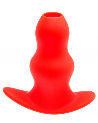 Plug Tunnel Stretch Rouge Medium 13 x 6.4cm 