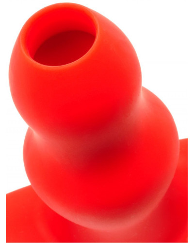 Plug Tunnel Stretch Rouge Medium 13 x 6.4cm 