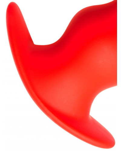 Plug Tunnel Stretch Rouge Medium 13 x 6.4cm 