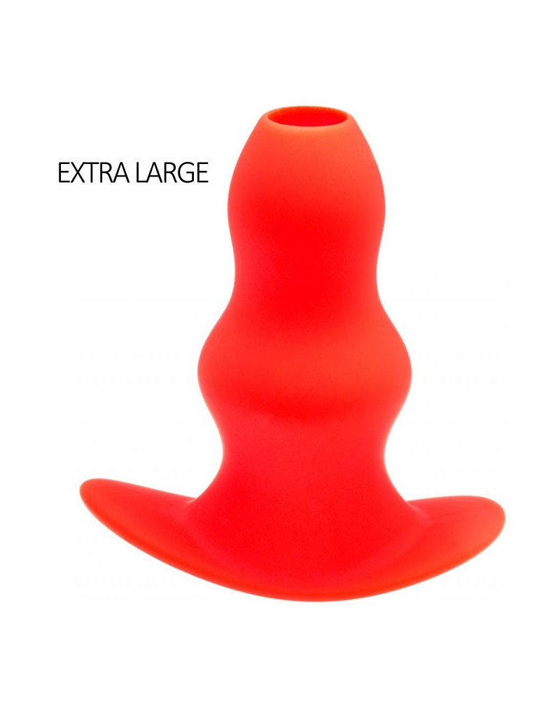Plug Tunnel Stretch Rouge Extra large 16 x 7.5cm 