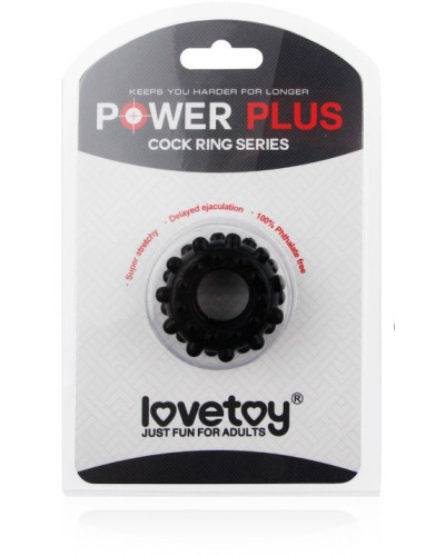 Cockring power Plus Bubble Noir 