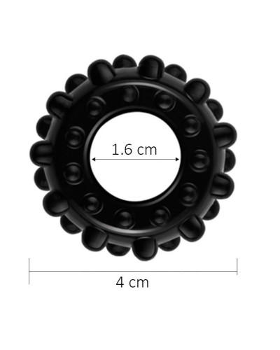 Cockring power Plus Bubble Noir 