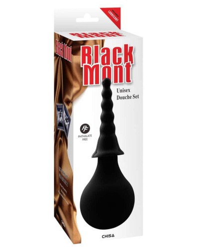Douche anale Black Mont 2 embouts 