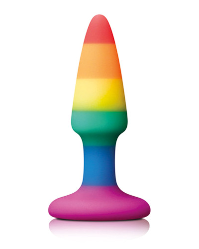 Plug en silicone Rainbow 8 x 2.4 cm 