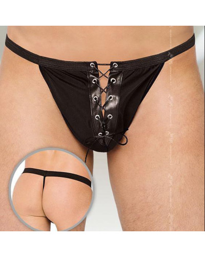 String Homme LACET Noir 