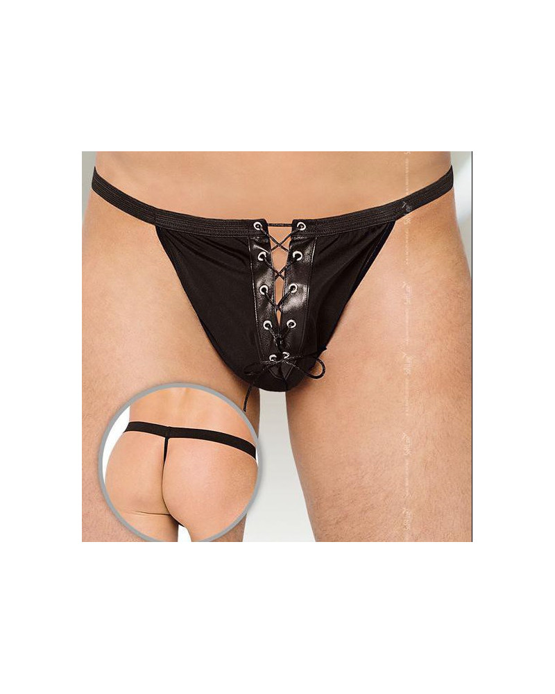String Homme LACET Noir 