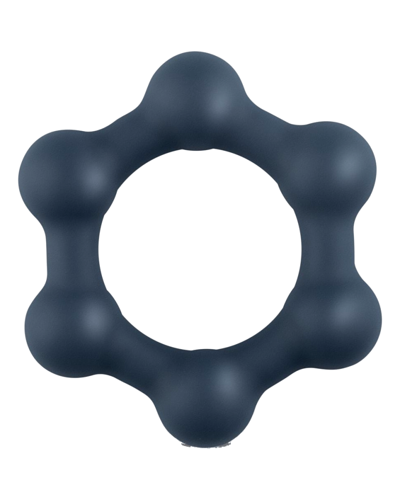 Cockring Hexagone avec boules 