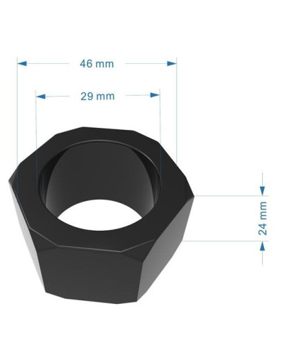 Cockring Nust Bolts 28mm 
