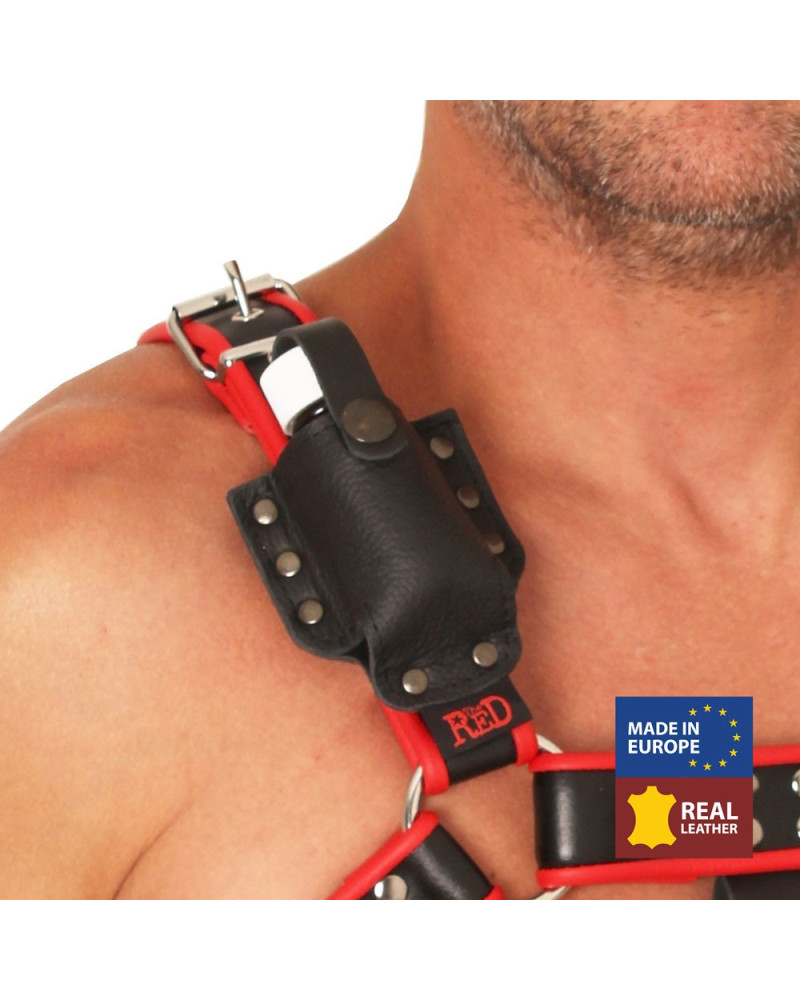 Support en cuir Aroma pour Harnais 
