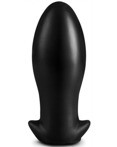 Plug Silicone Saurus Egg L 14 x 6.3cm Noir 