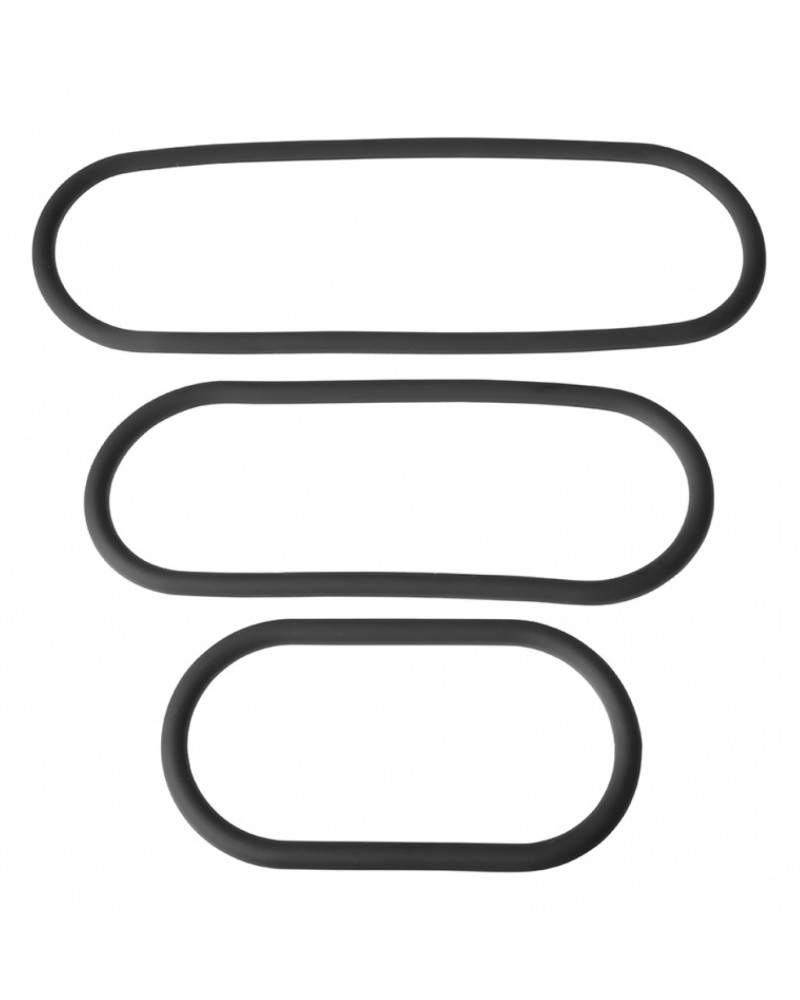 Lot 3 cockrings silicone Wrap Ring 