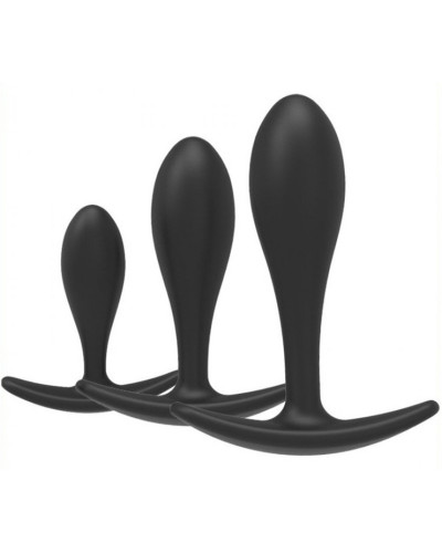 Kit de 3 mini plugs Training Curve Noirs 