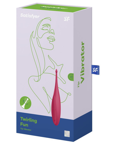 Stimulateur Twirling Fun Satisfyer 17cm Rouge 