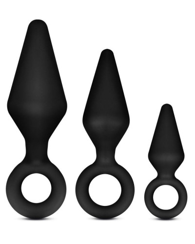 Lot de 3 Plugs Anal Adventures Loop plug 