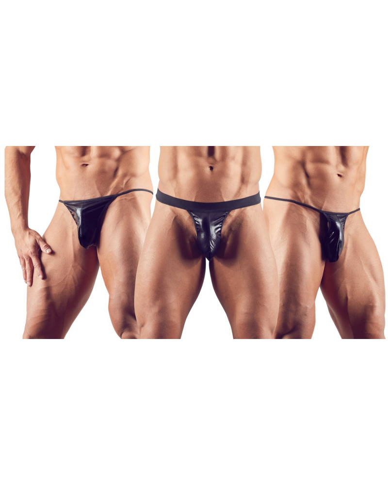 Lot de 3 strings JOY Noirs 