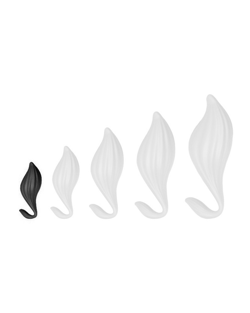 Plug Silicone Bulby S 12 x 5.5cm Noir 