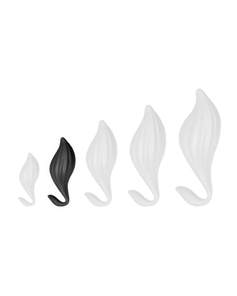 Plug Silicone Bulby M 14 x 7cm Noir 