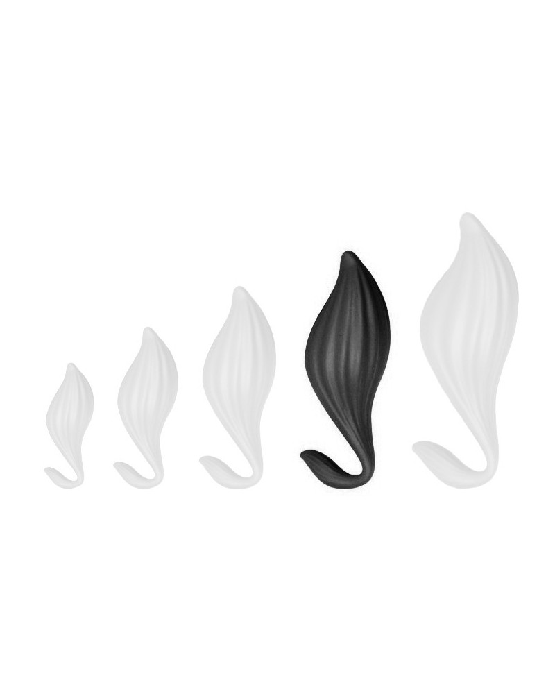 Plug Silicone Bulby XL 20 x 9cm Noir 