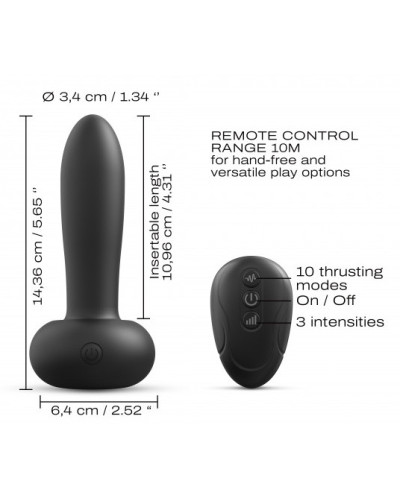 Plug Va-et-Vient Deep Thrust Dorcel 11 x 3.4cm 